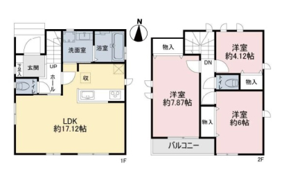 間取り図 1号棟