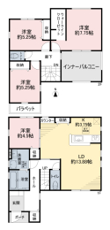 間取り図 5号棟間取り図
