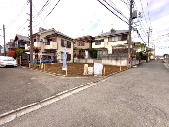 現地外観写真 現地見学と合わせて完成モデル棟のご見学が可能です！