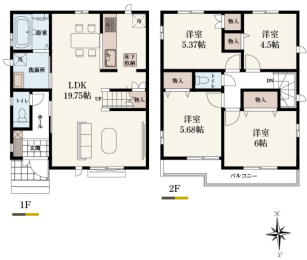 間取り図 C号棟
