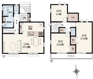 間取り図 G号棟