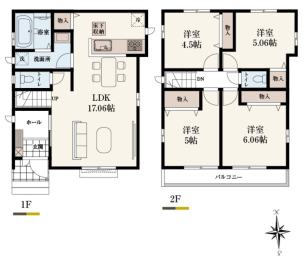 間取り図 C号棟