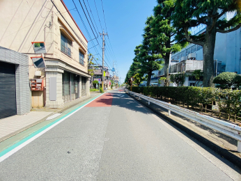 前面道路含む現地写真 南側前面道路