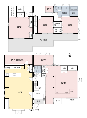 間取り図 間取り：4LDK＋2S